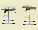 Nr. 1198: Undervisningsmbler/Skolembler. ERGOTOP indstilleligt skolebord. 