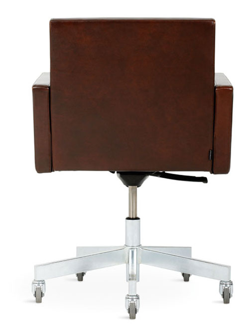 Nr. 1850: AVL-Office Chair. Minimalistisk kontor - konference etc. stol.
Hjdeindstillelig fra 45-58 cm. B: 63. D: 60 cm. Vippebar med vgtregulering. Kan fixeres i vandret leje.
Design: Atelier van Lieshout (AVL) 