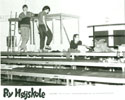 Nr. 1253: TRENOMAT tribuneelementer bruges p Ry Hjskole i teatersalen bde som scene, tilskuertribune og som lystrn.