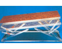 Nr. 1263: TRENOMAT PROFIMASTER. Ml 1x2 m. Indstillelig i hjden op til 100 cm i intervaller 16,6, 20, 40, 60, 80 og 100 cm samt skrnende 20/40 (10%), 40/60 (10%), 60/80 (10%) og 80/100 cm (10%). Alt udstyr forefindes.