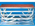 Nr. 1264: TRENOMAT PROFIMASTER. Ml 1x2 m. Indstillelig i hjden op til 100 cm i intervaller 16,6, 20, 40, 60, 80 og 100 cm samt skrnende 20/40 (10%), 40/60 (10%), 60/80 (10%) og 80/100 cm (10%). Alt udstyr forefindes.